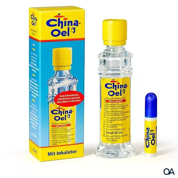 China-Oel® Tropfen mit Inhalator