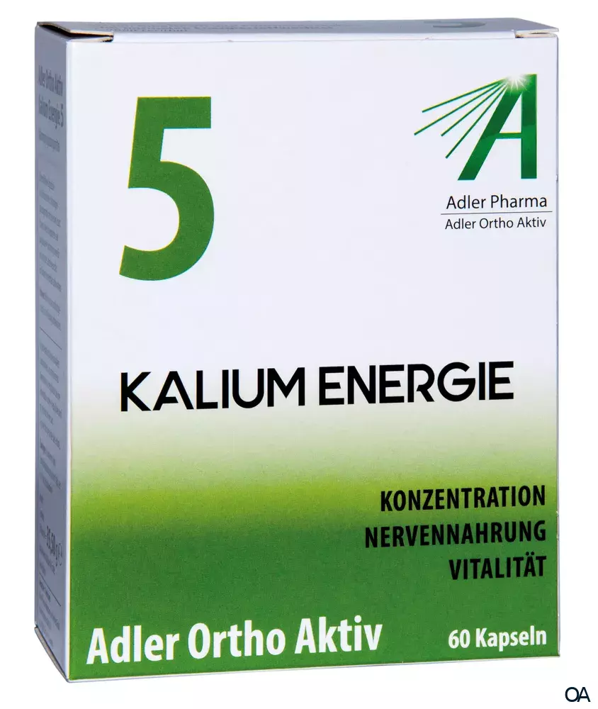 Adler Ortho Aktiv Nr. 5 Kalium Energie Kapseln