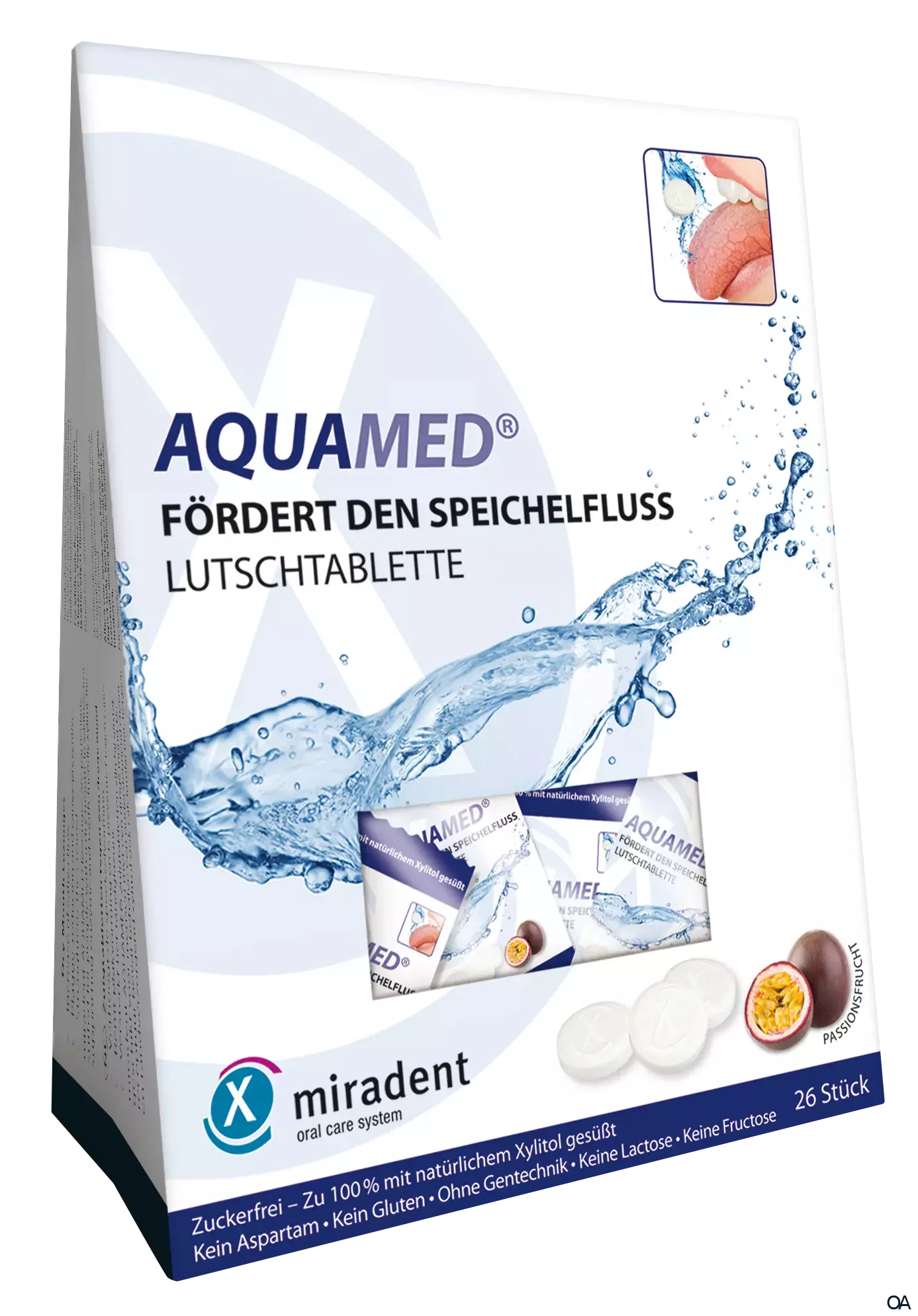 Miradent Aquamed Drops Lutschtabletten