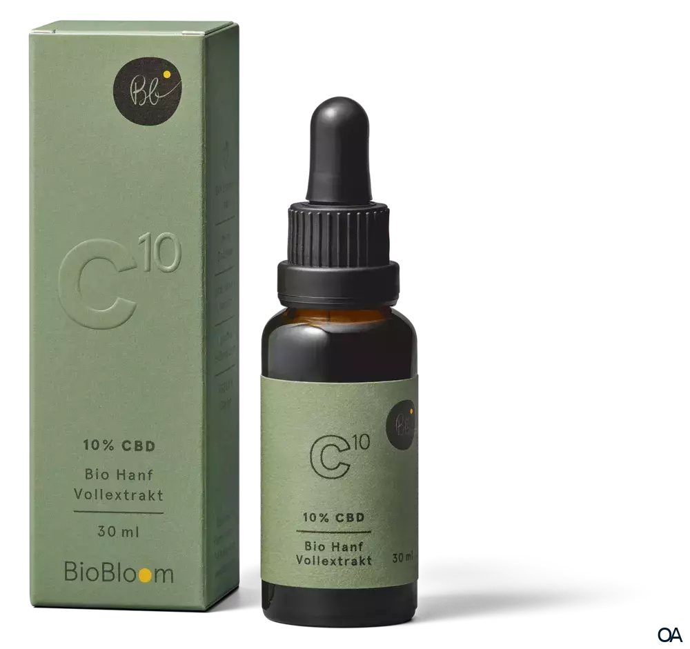 BioBloom Hanf Vollextrakt 10% Bio CBD Öl