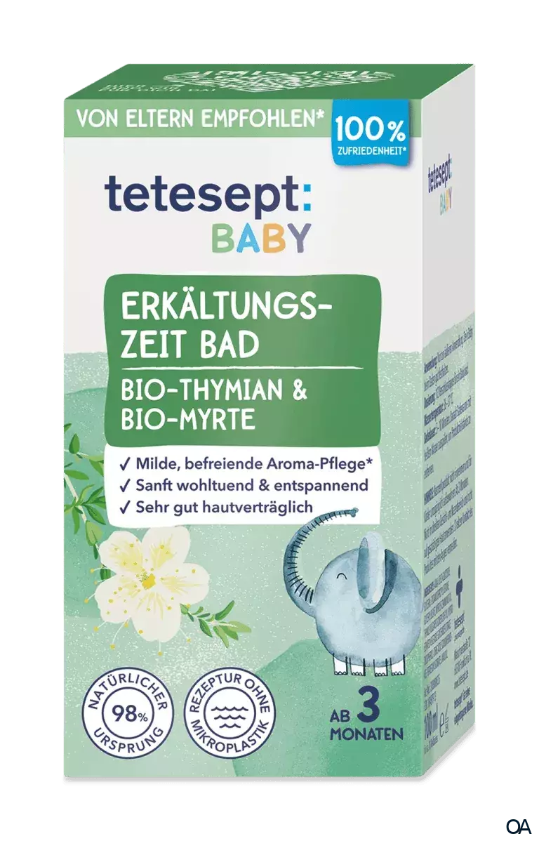 tetesept BABY Erkältungszeit Bad mit Bio-Thymian & Bio-Myrte