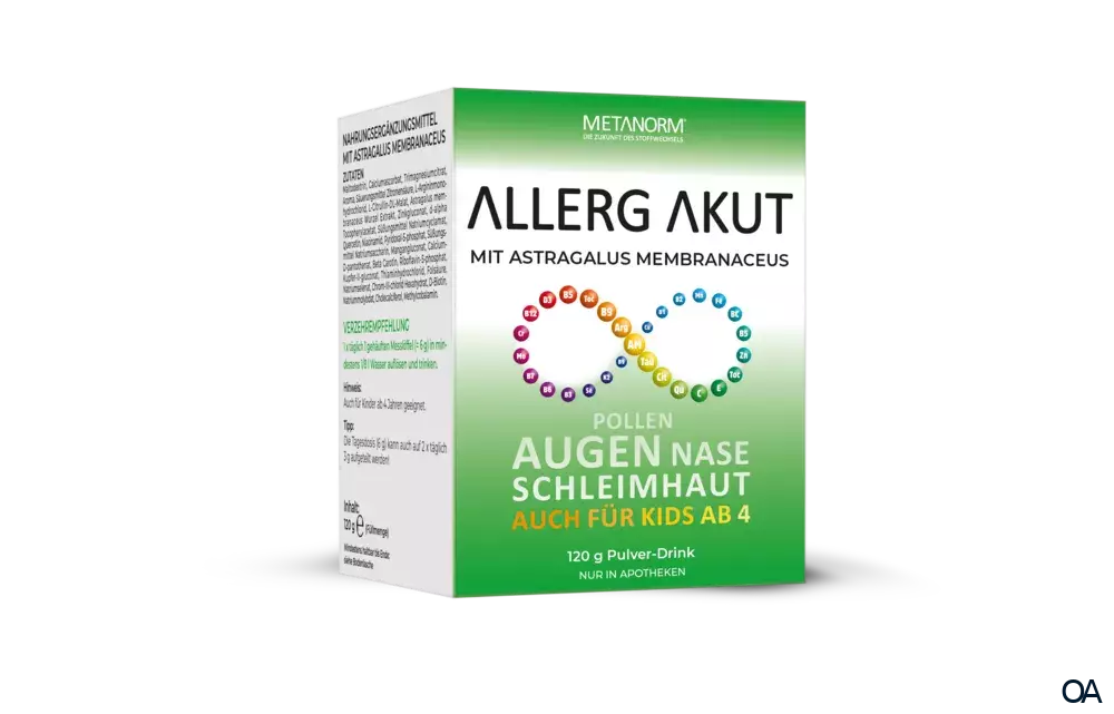 METANORM® ALLERG AKUT Pulver-Drink