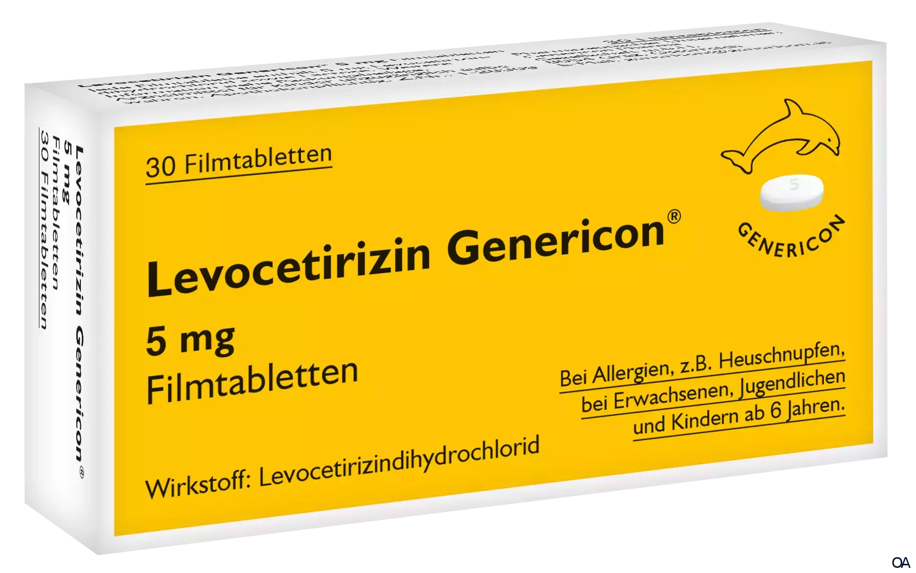 Levocetirizin Genericon 5 mg Filmtabletten