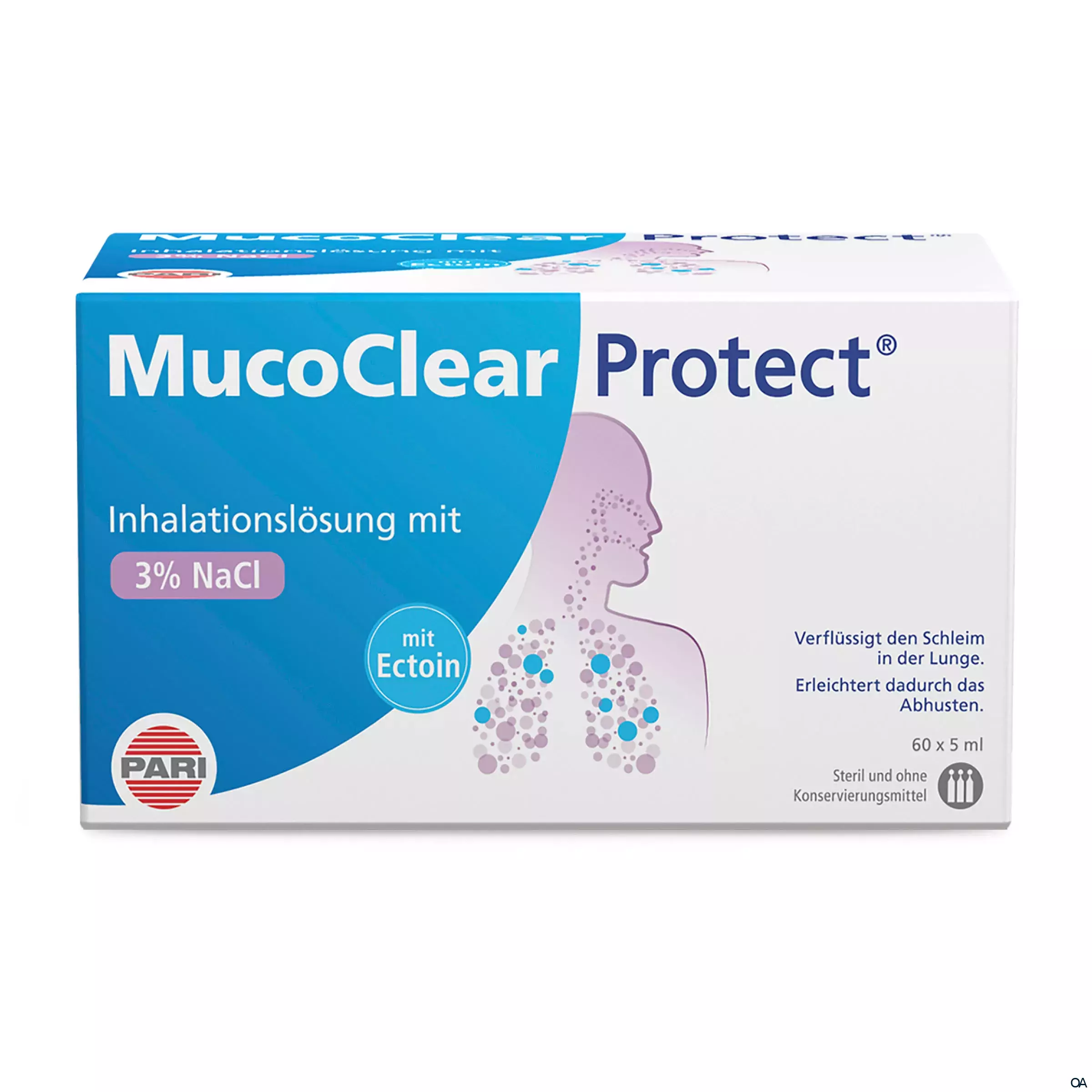 MucoClear Protect 3% NaCl 60 x 5 ml