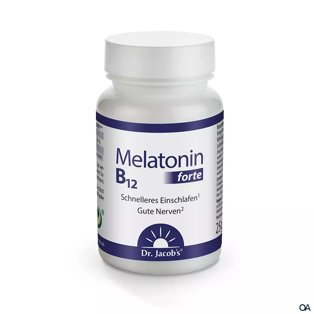 Dr. Jacob’s Melatonin B12 forte Tabletten