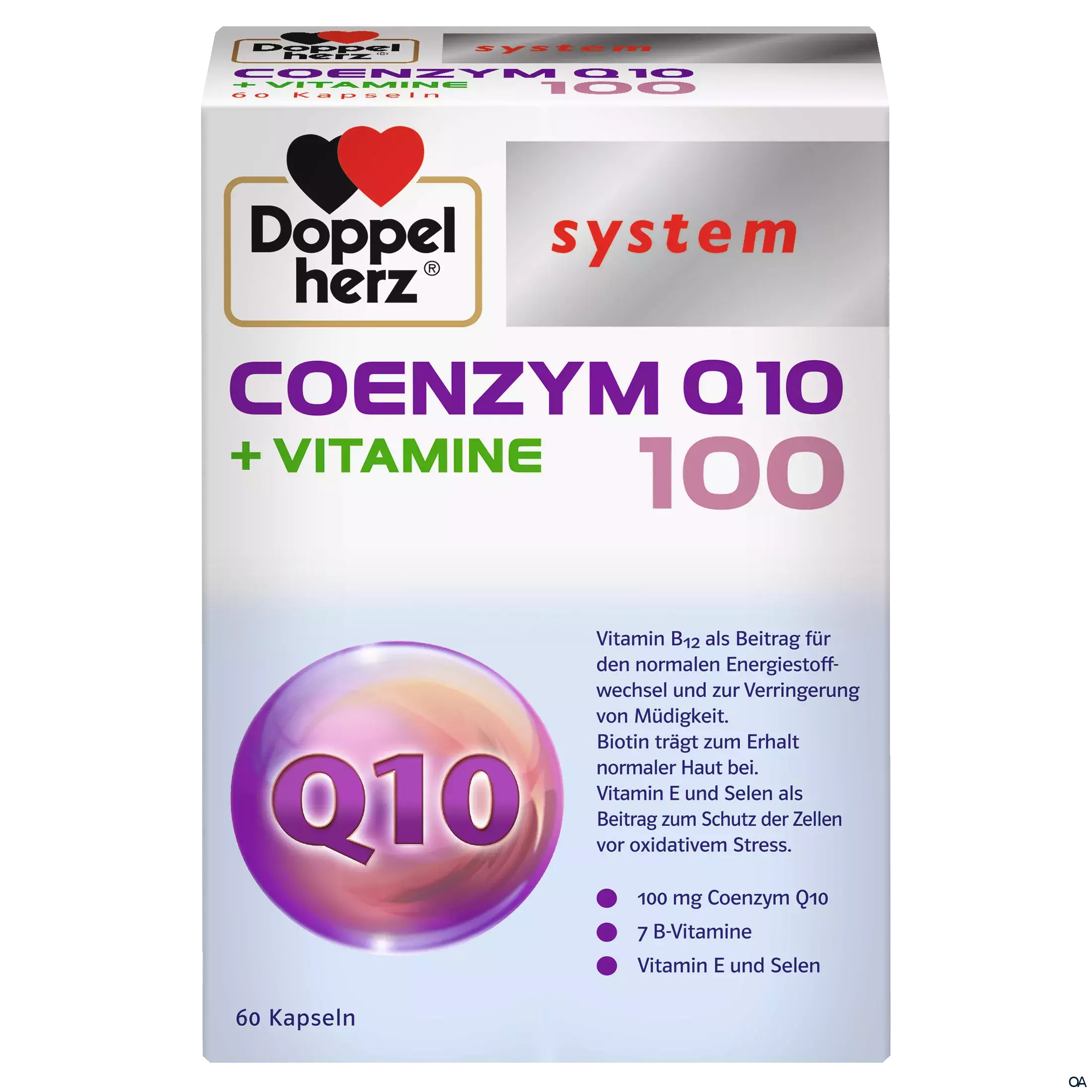 Doppelherz system Coenzym Q10 100 + Vitamine Kapseln