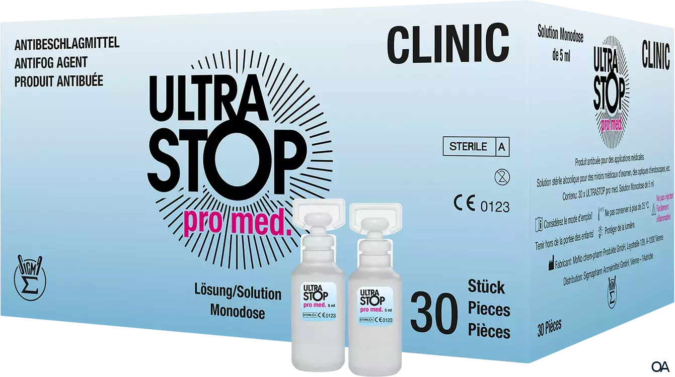 ULTRASTOP pro med. Lösung Monodose „CLINIC“ 30x5ml