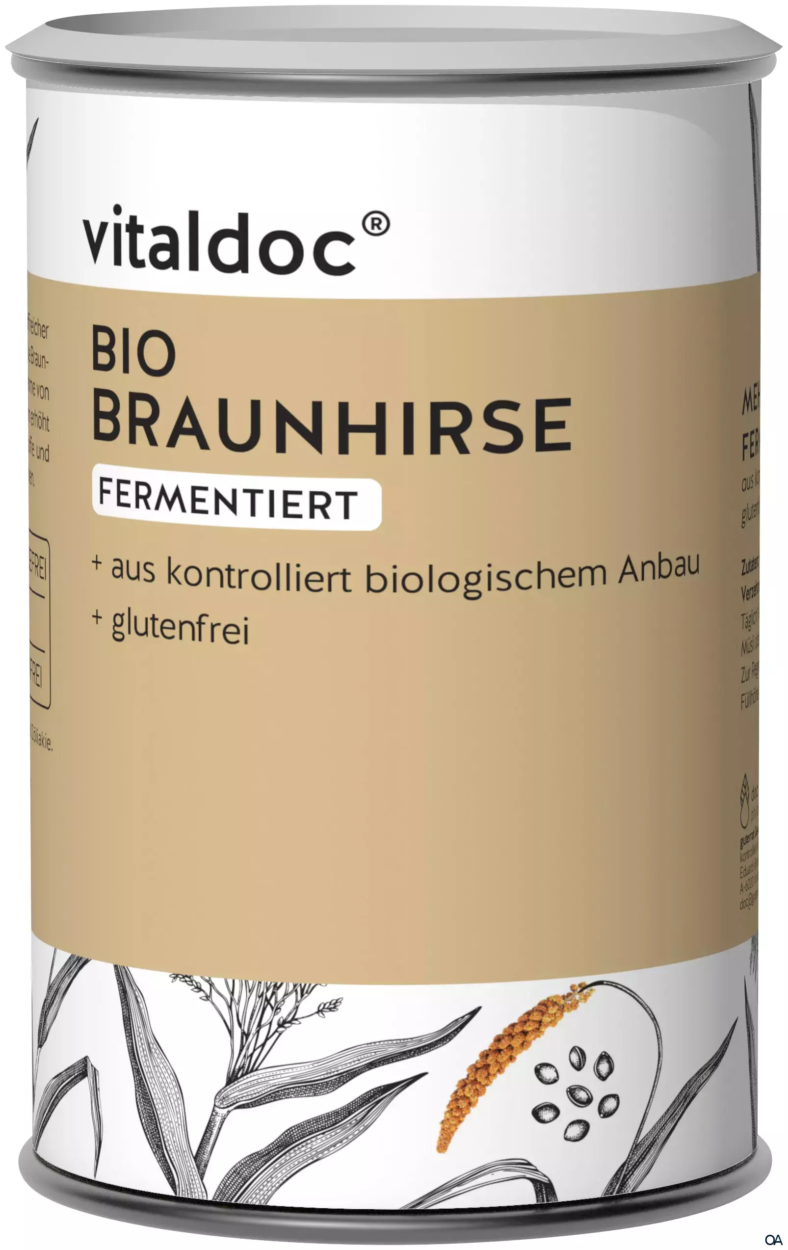 vitaldoc® BIO Braunhirse, fermentiert