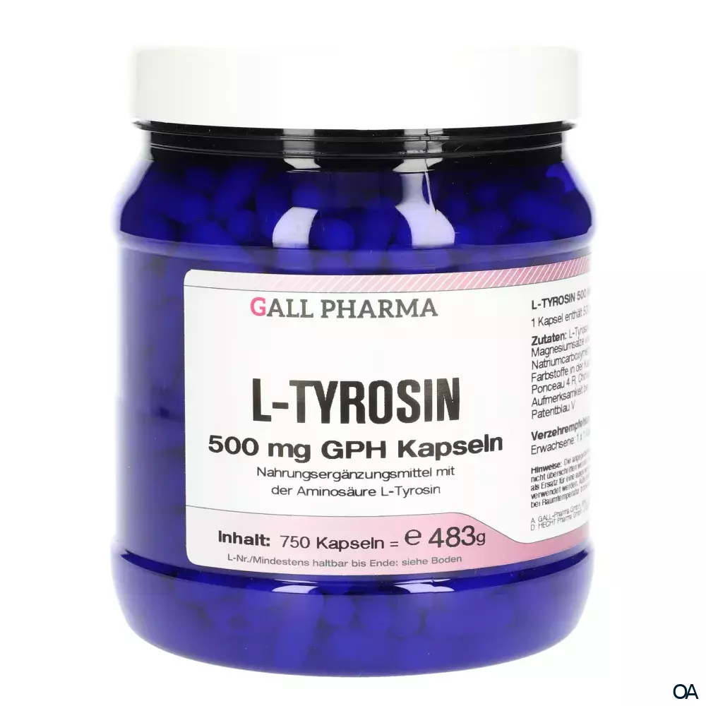 Gall Pharma L-Tyrosin 500 mg Kapseln