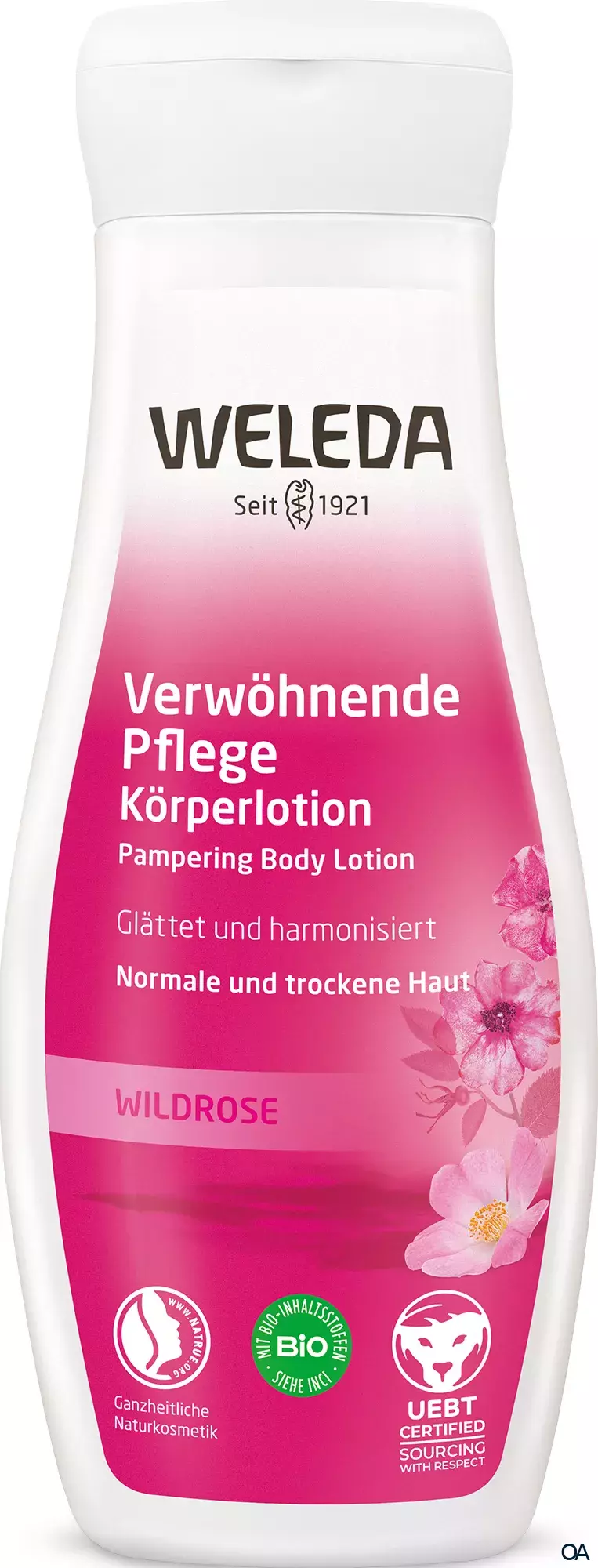 Weleda Verwöhnende Pflege Körperlotion Wildrose