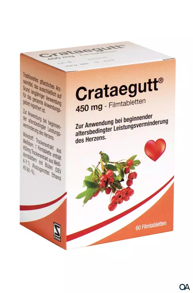 Crataegutt® 450 mg Filmtabletten