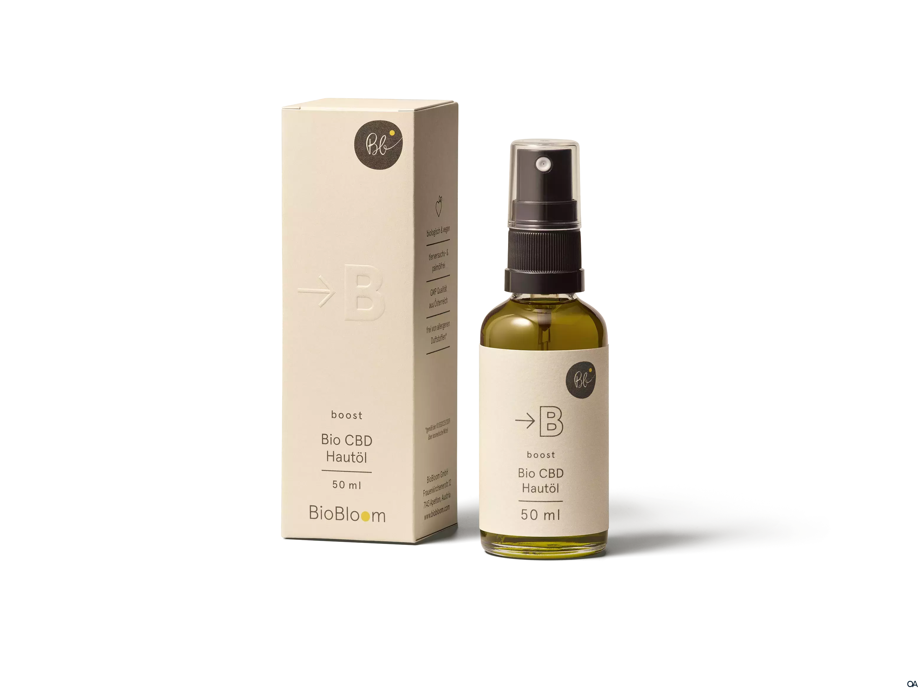 BioBloom boost Bio CBD Hautöl Spray