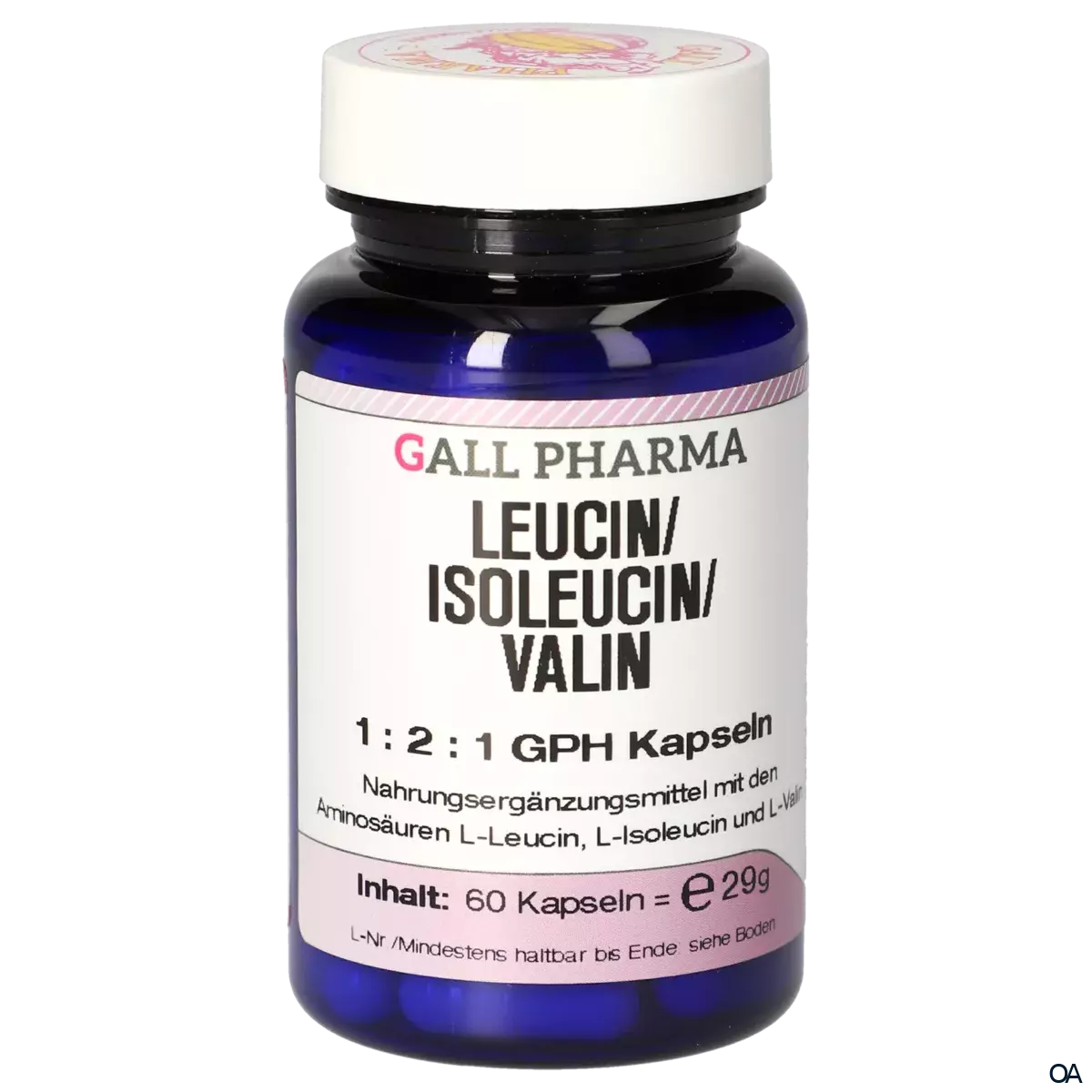 Gall Pharma Leucin / Isoleucin / Valin 1:2:1 Kapseln