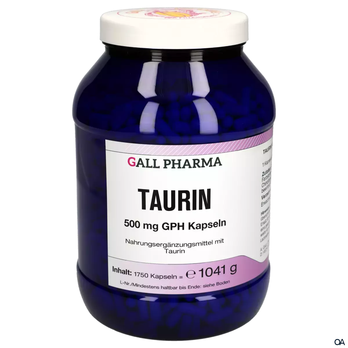 Gall Pharma Taurin 500 mg Kapseln