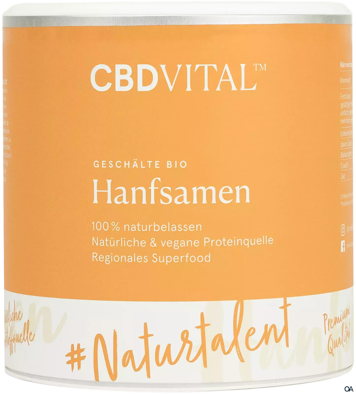 CBD VITAL Super Food Hanfsamen geschält