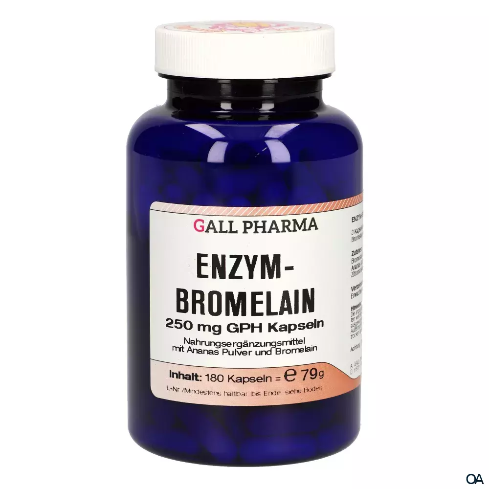 Gall Pharma Enzym-Bromelain 250 mg Kapseln