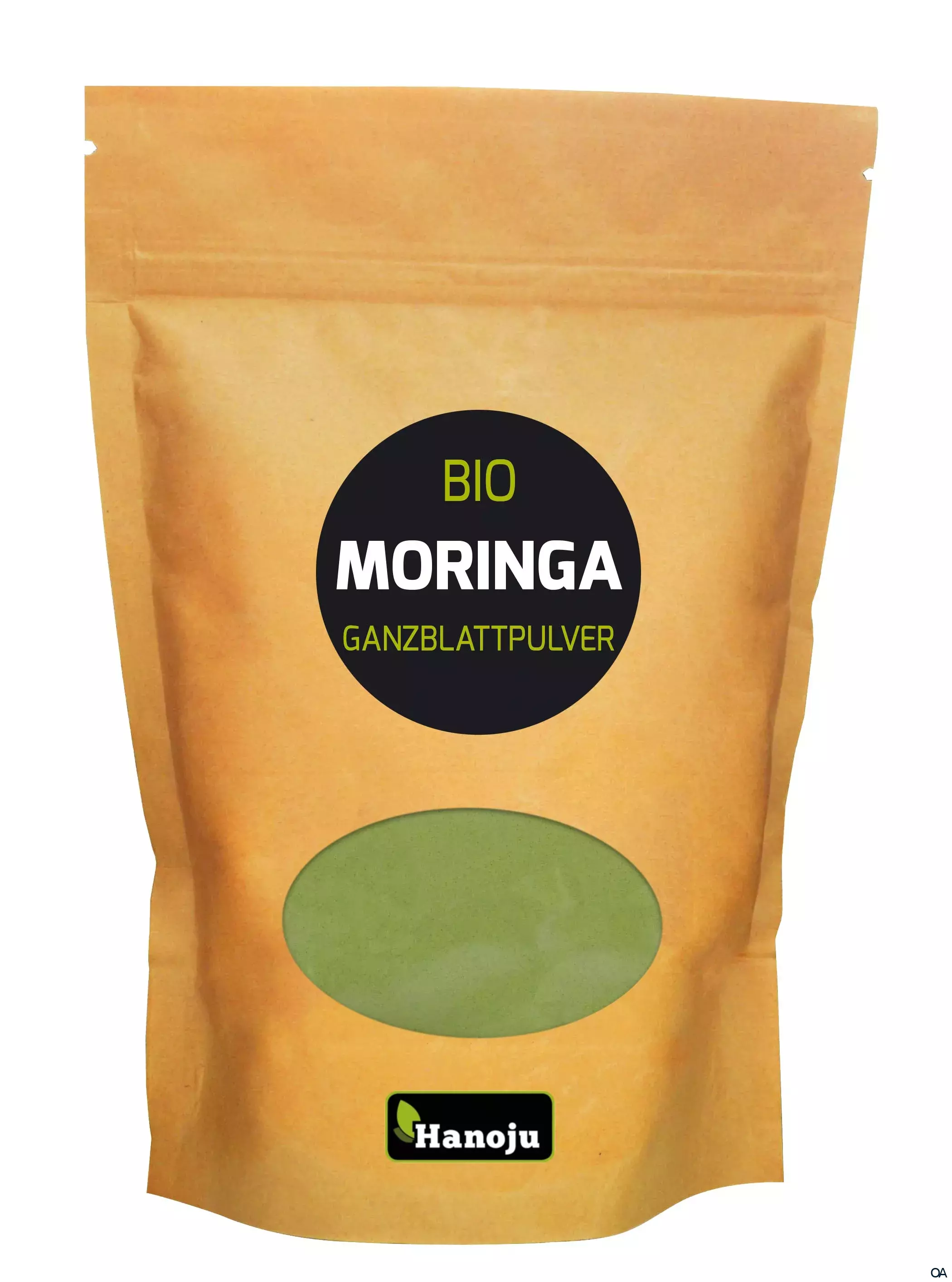 Hanoju Bio Moringa Ganzblattpulver