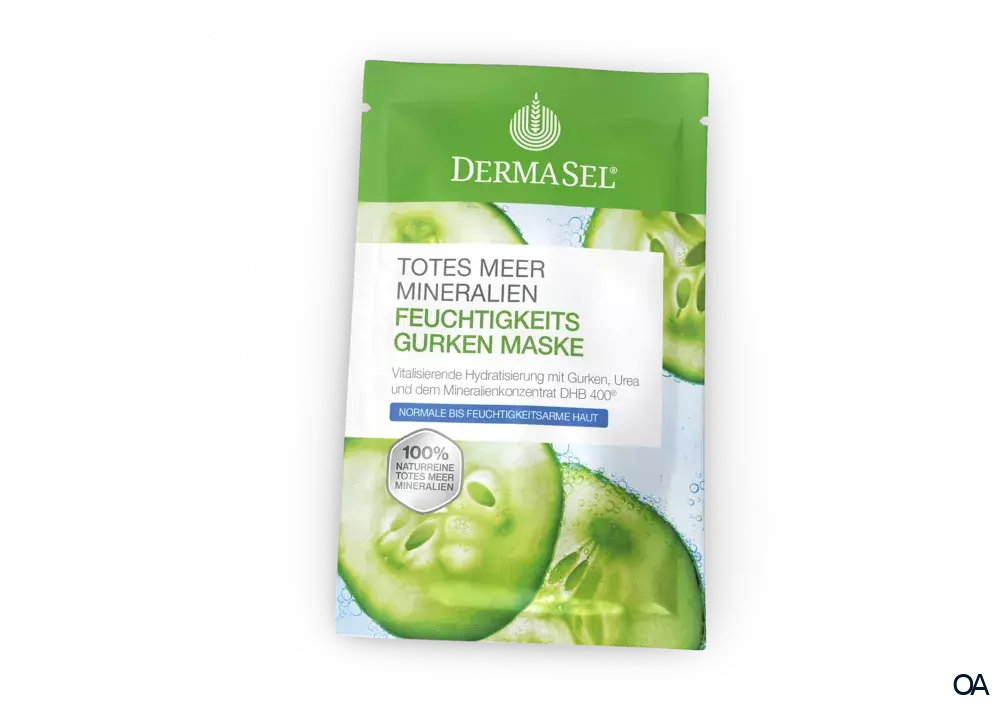 DermaSel® Totes Meer Mineralien Feuchtigkeits Gurken Maske