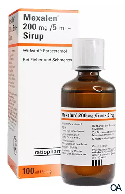 Mexalen® 200 mg/5 ml Sirup