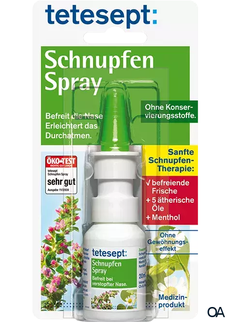 tetesept Schnupfen Spray mit ätherischen Ölen