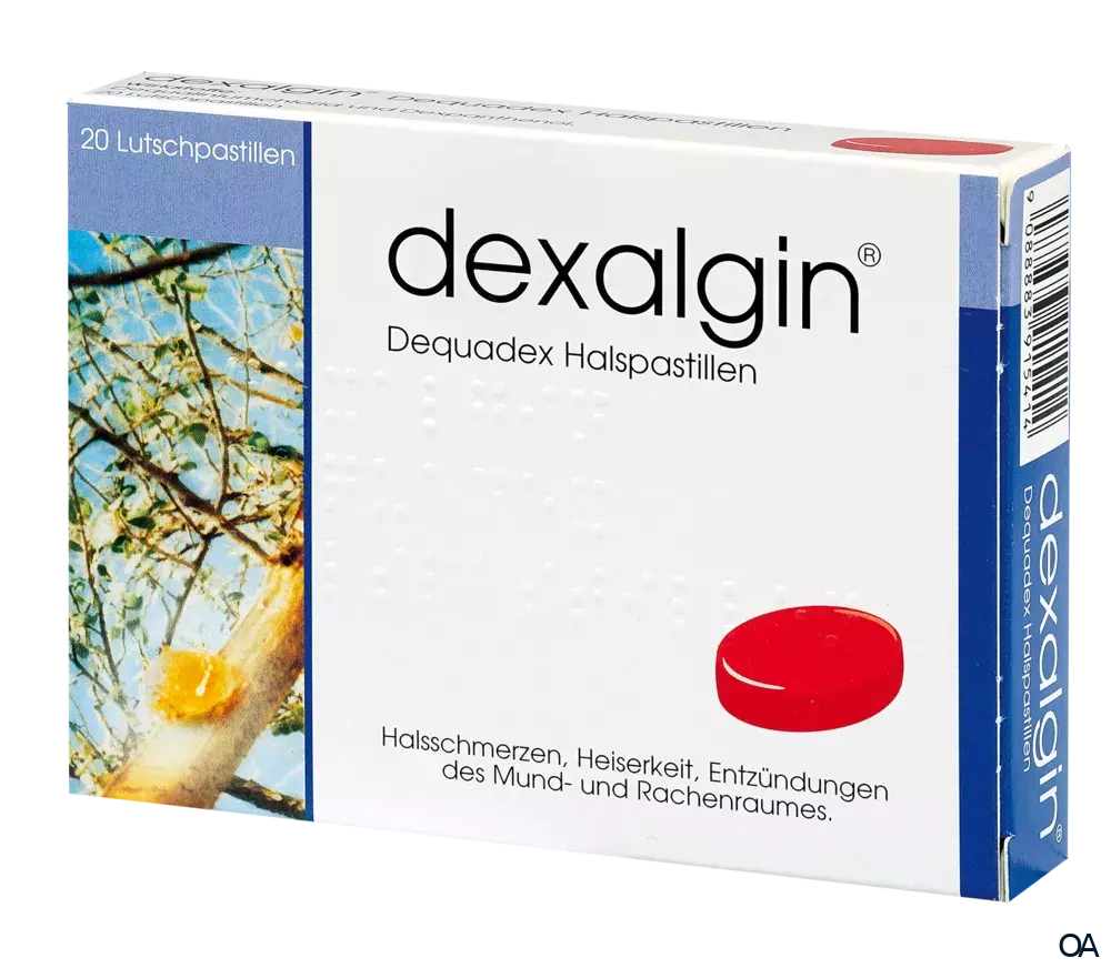 DEXALGIN® Dequadex Halspastillen