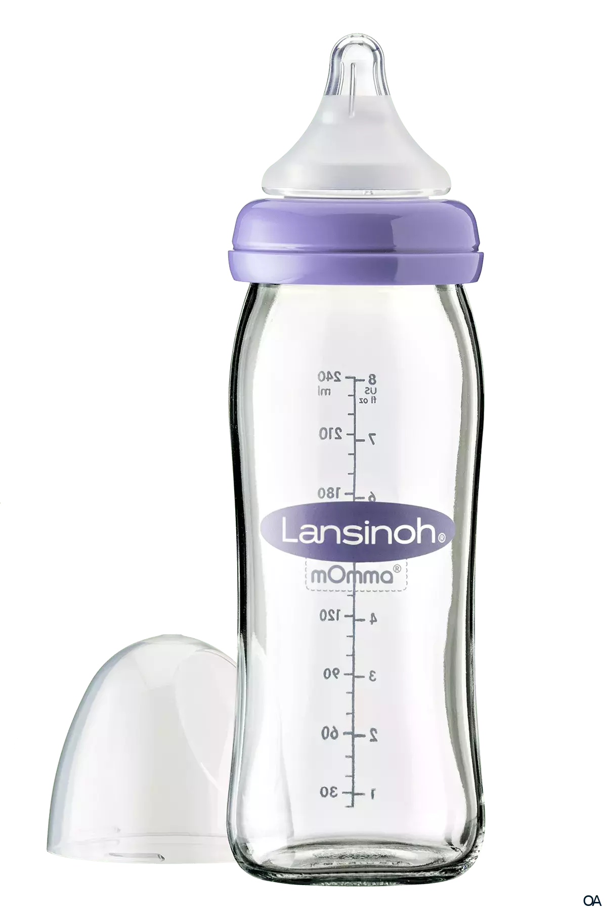 Lansinoh® Weithalsflasche Glas 240ml