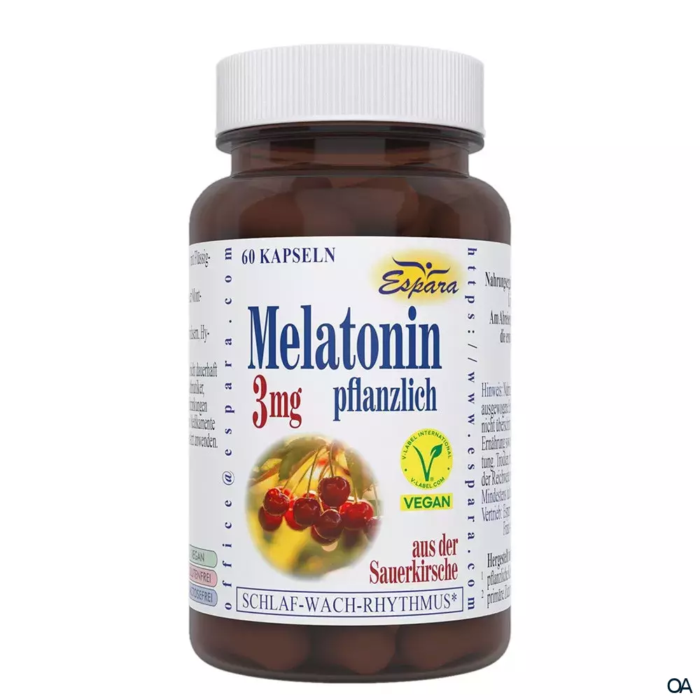 Espara Melatonin 3 mg pflanzlich Kapseln