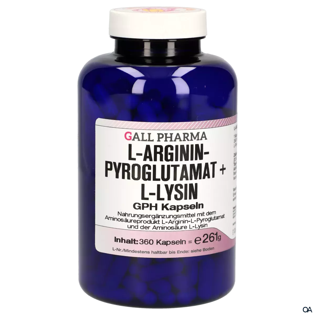 Gall Pharma L-Argininpyroglutamat + L-Lysin Kapseln