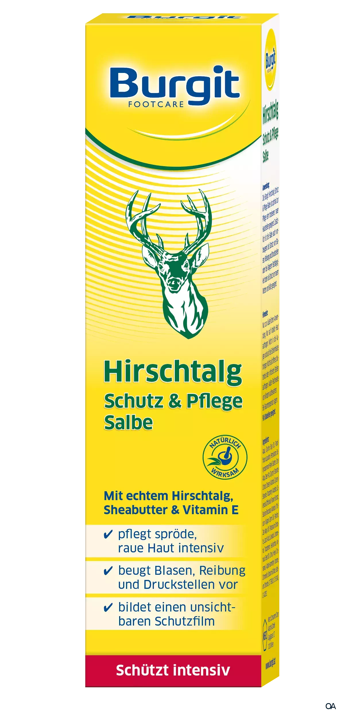 Burgit Footcare Hirschtalg Schutz & Pflege Salbe