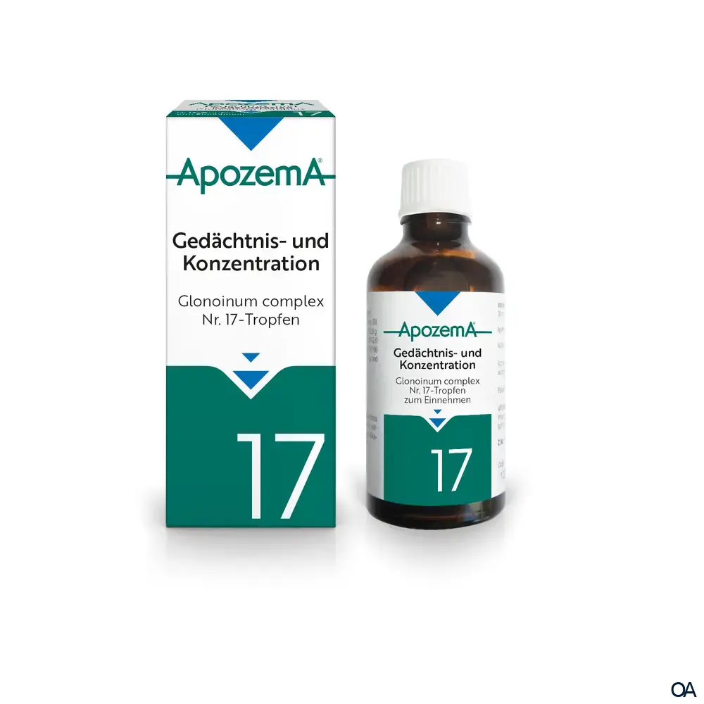 Apozema® Gedächtnis- und Konzentration Glonoinum complex Nr. 17 Tropfen zum Einnehmen