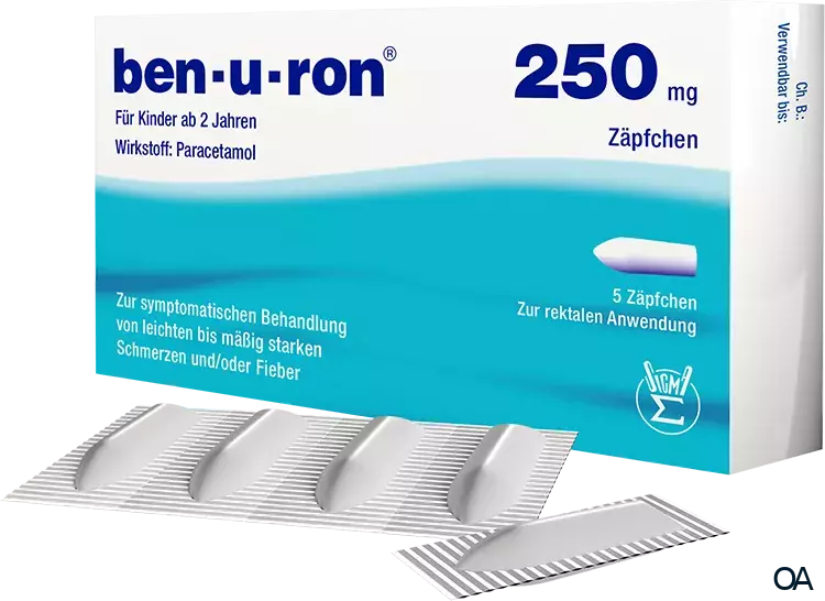 ben-u-ron 250 mg Zäpfchen