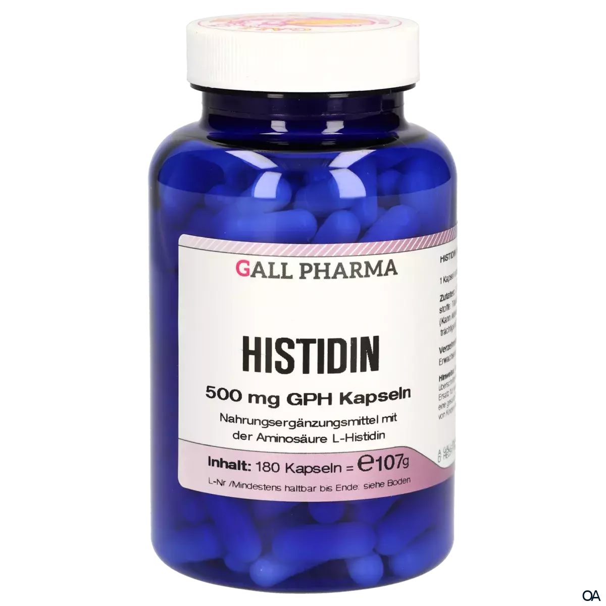 Gall Pharma Histidin 500 mg Kapseln