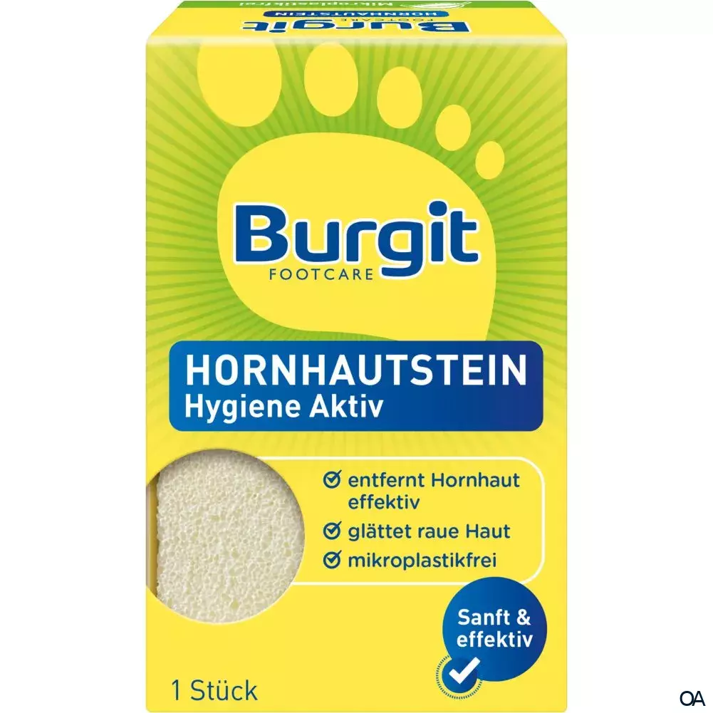 Burgit Footcare Hornhautstein Hygiene Aktiv