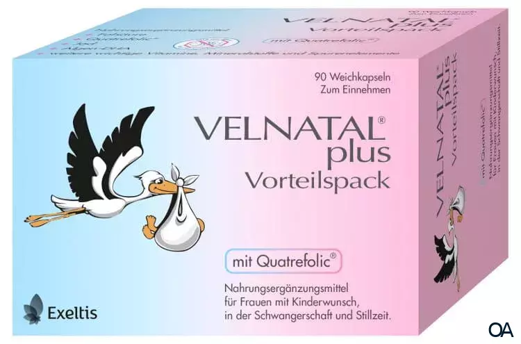 VELNATAL® plus mit Quatrefolic® Weichkapseln