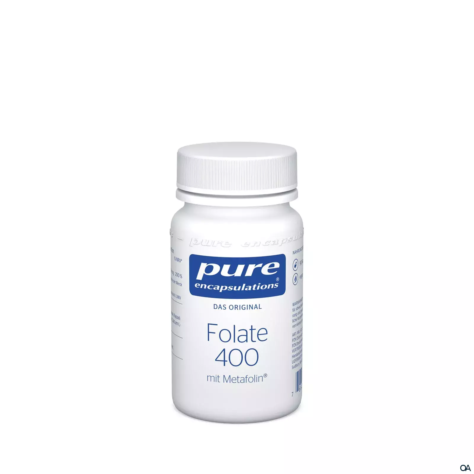 pure encapsulations® Folate 400 mit Metafolin®