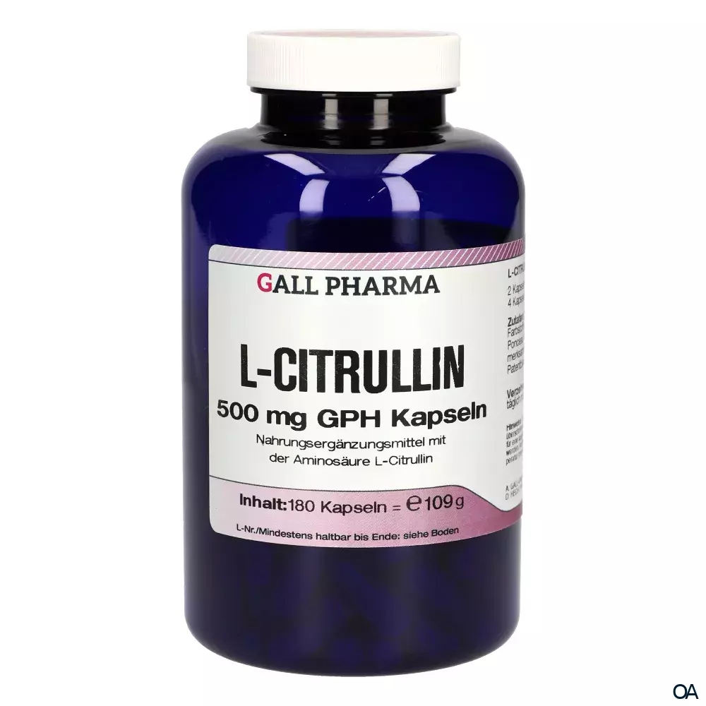 Gall Pharma L-Citrullin 500 mg Kapseln