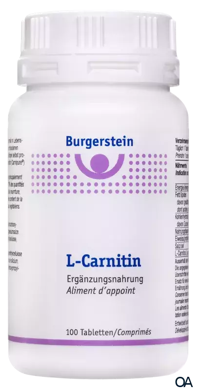 Burgerstein L-Carnitin 600 mg Tabletten