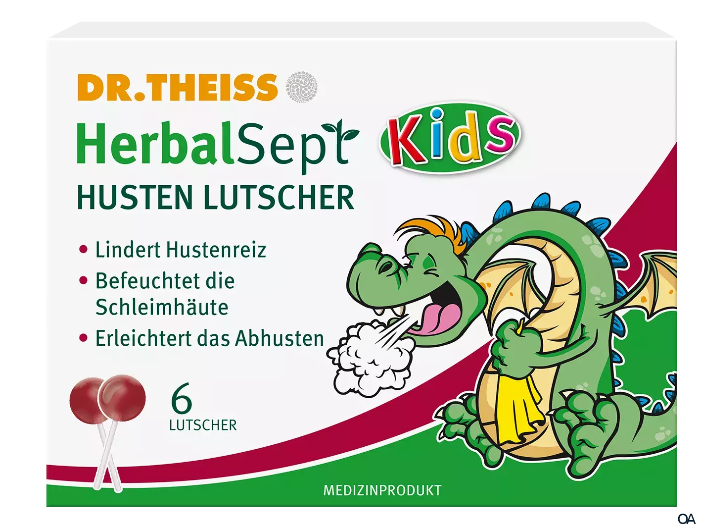 Dr. Theiss HerbalSept Husten Lutscher Kids