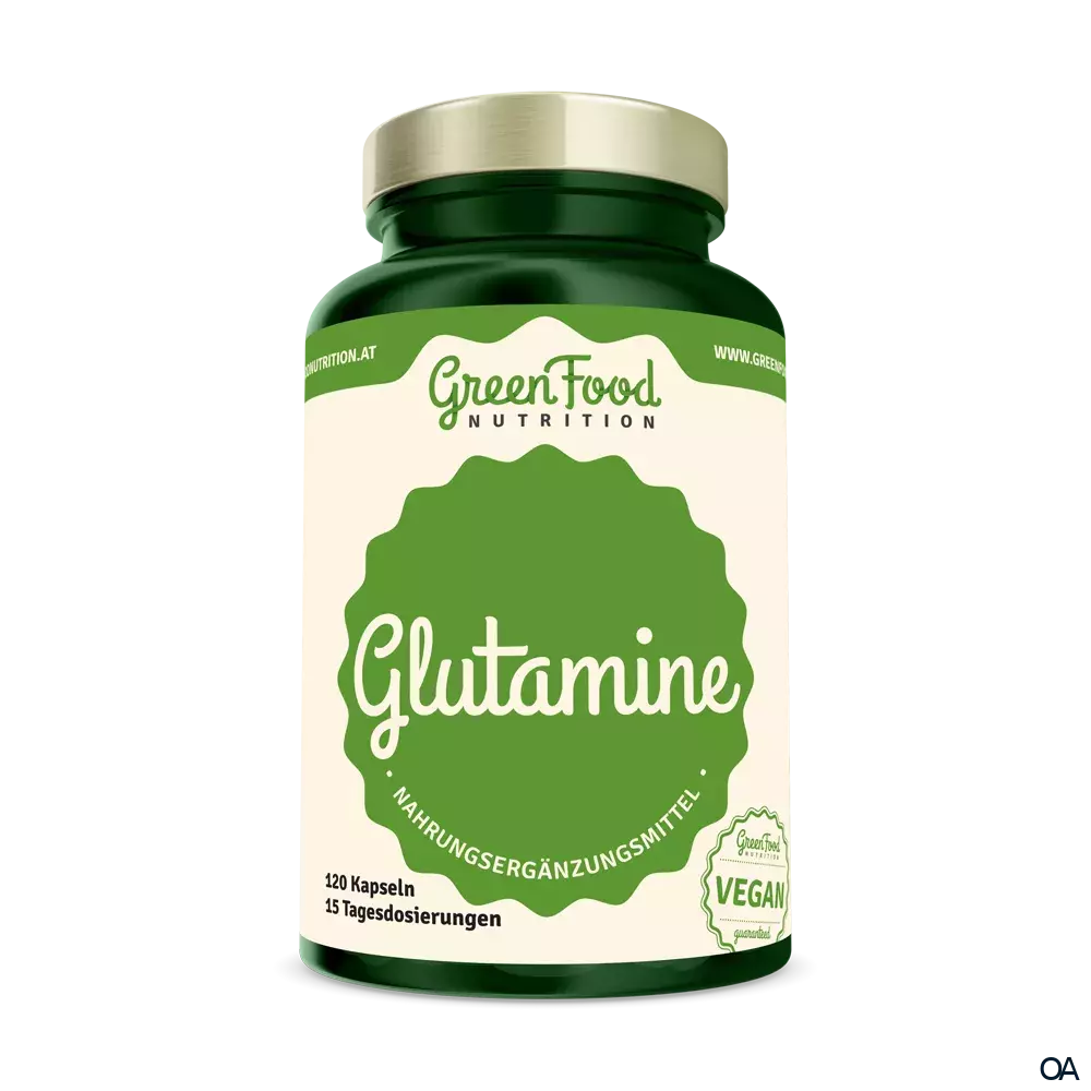 GreenFood Nutrition Glutamin Kapseln