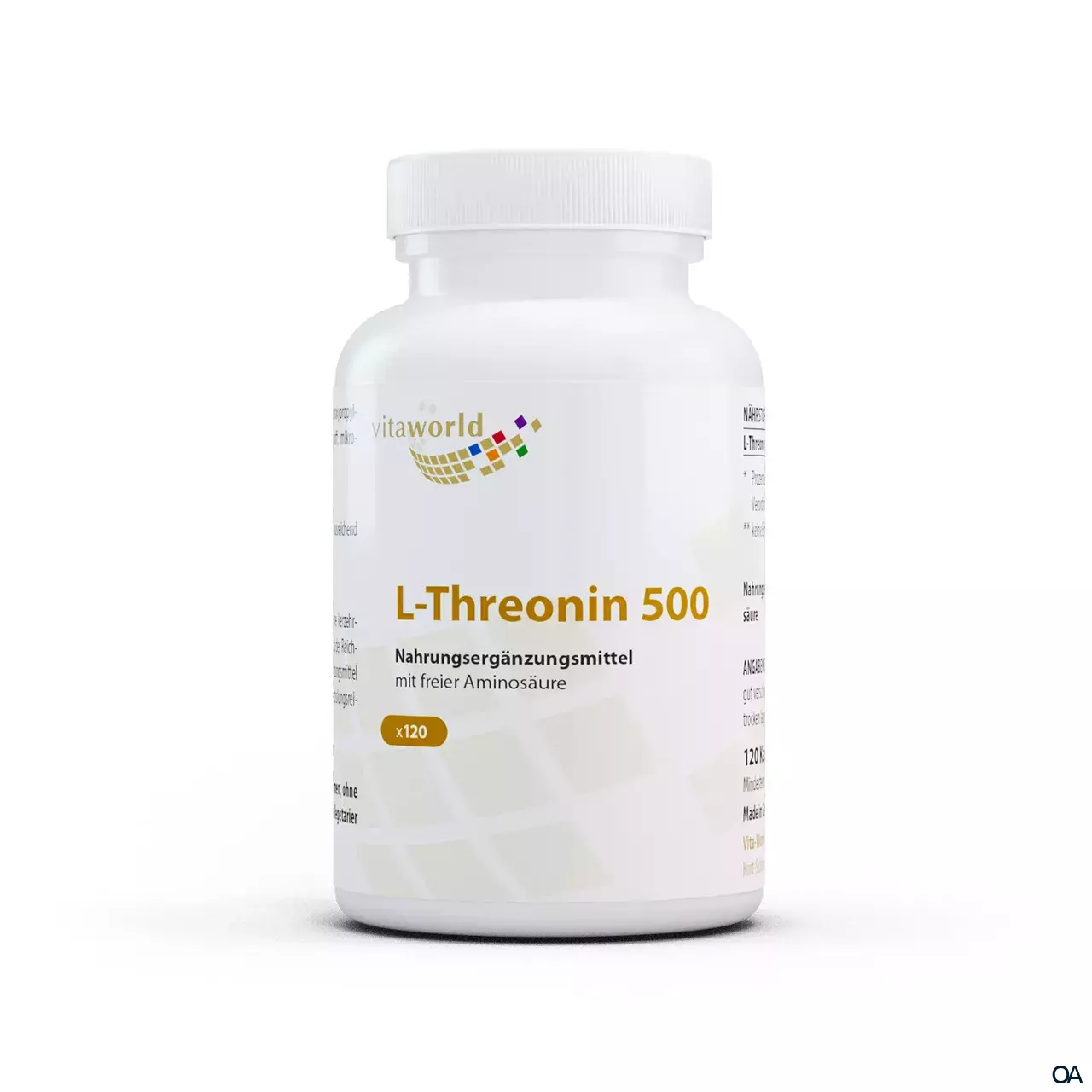 Vitaworld L-Threonin 500 mg Kapseln