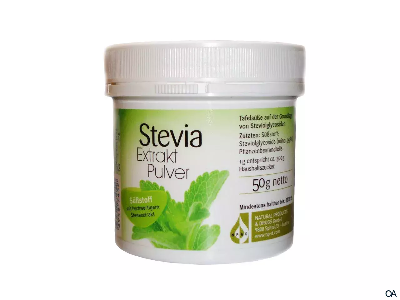 Stevia Steviosid Extrakt Pulver