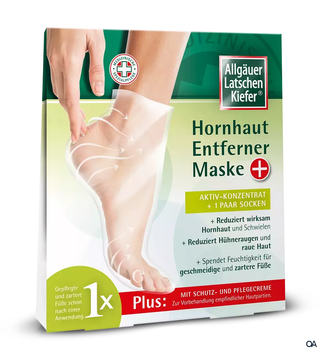 Allgäuer Latschenkiefer® Hornhaut Entferner Maske Plus