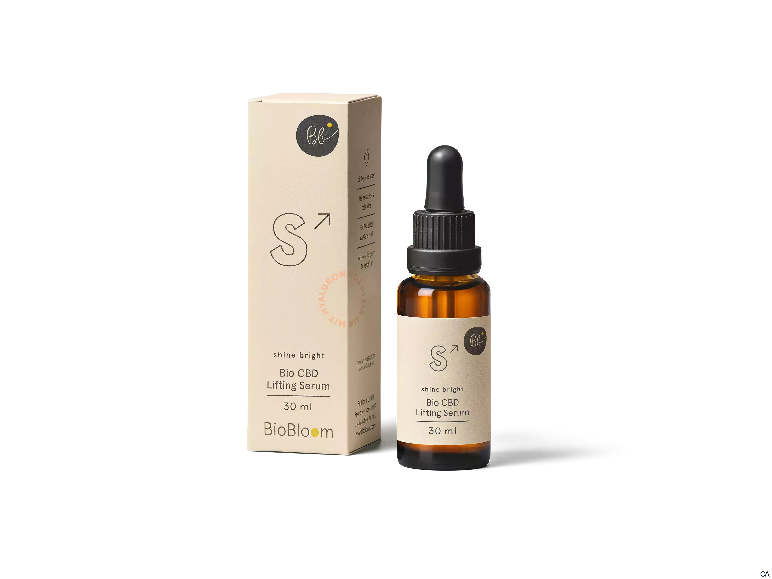 BioBloom shine bright Bio CBD Lifting Serum