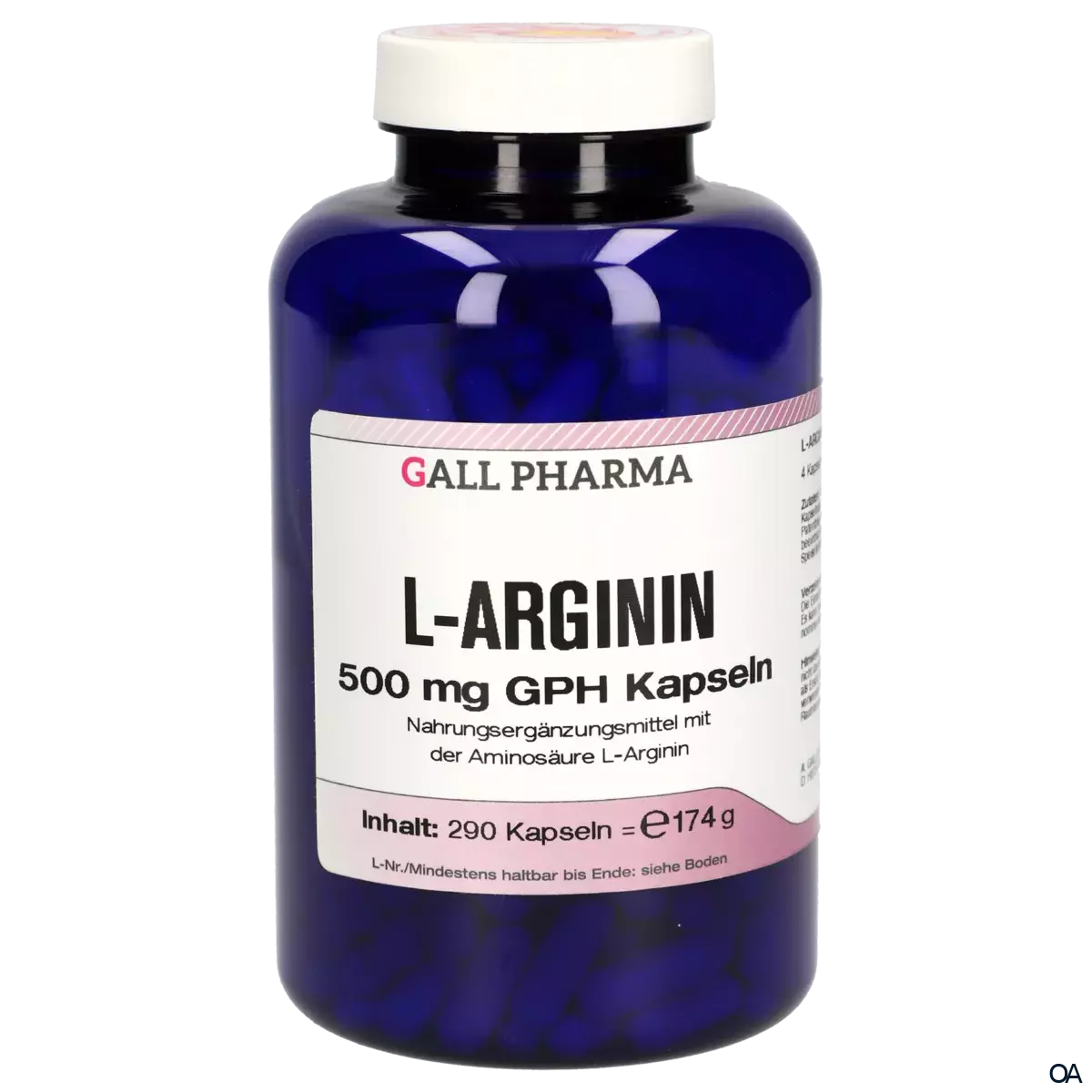 Gall Pharma L-Arginin 500 mg Kapseln