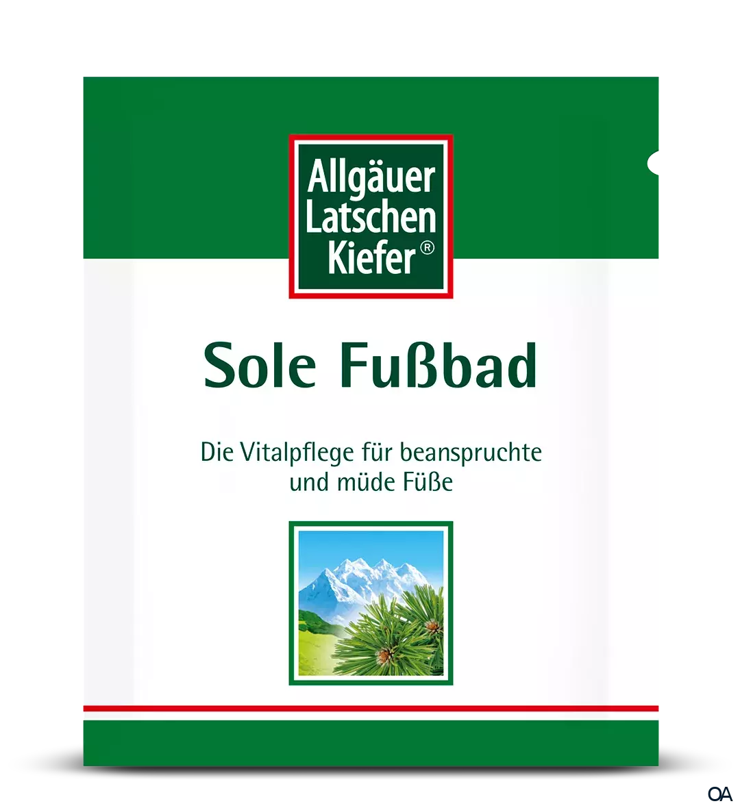 Allgäuer Latschenkiefer® Sole Fußbad Sachets