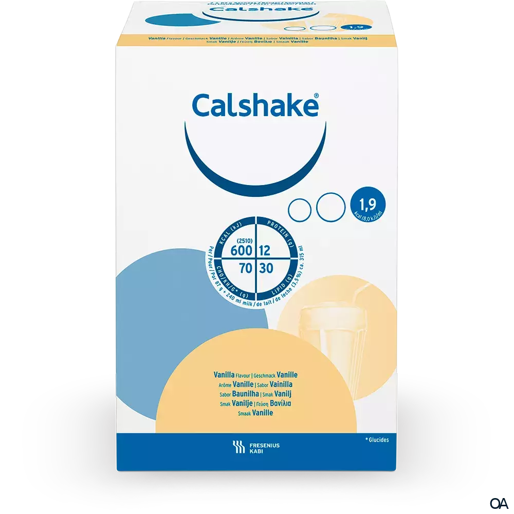 Calshake® Vanille 7 x 87g Sachets