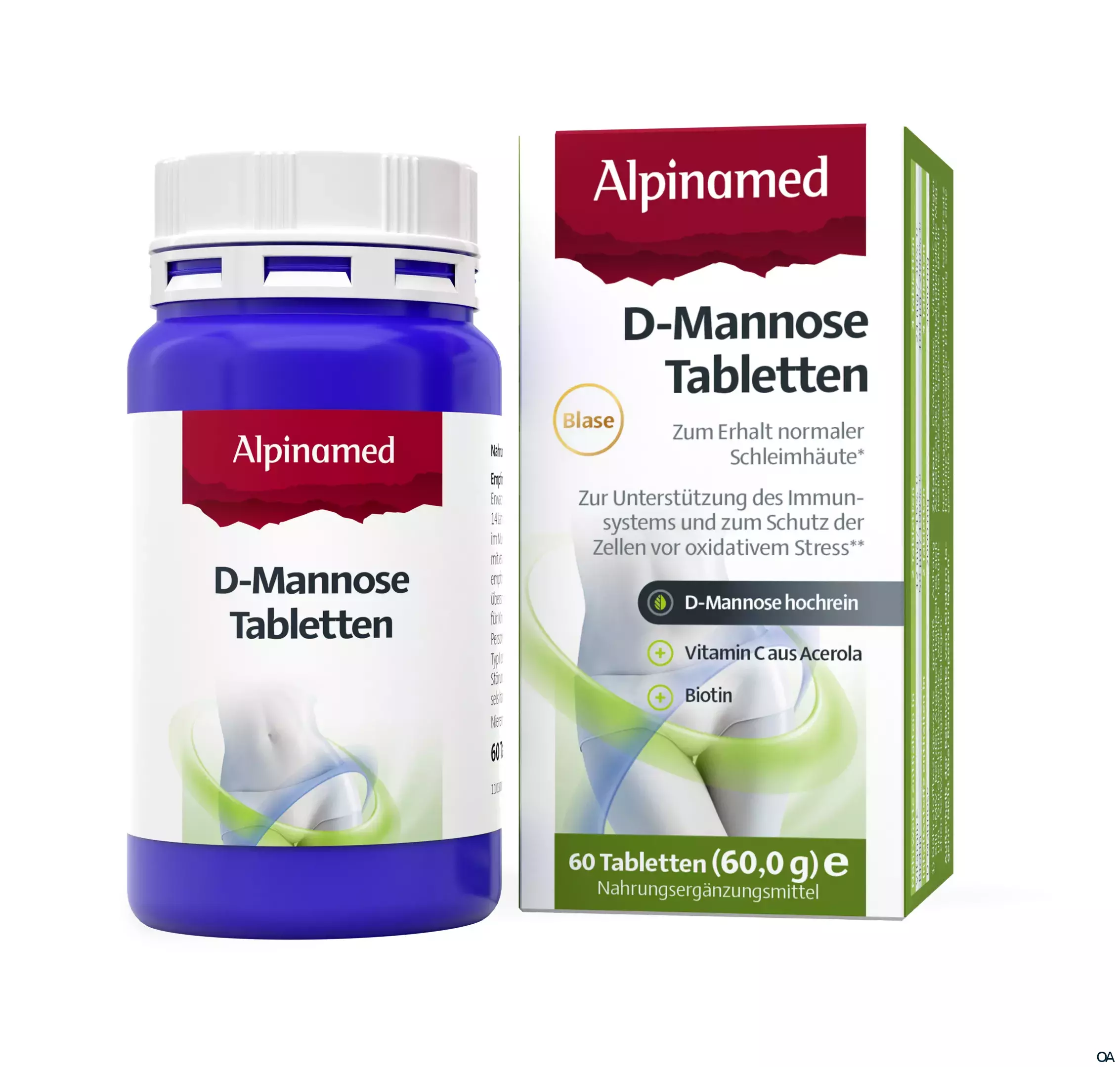 Alpinamed® D-Mannose + Biotin + Vitamin C Tabletten