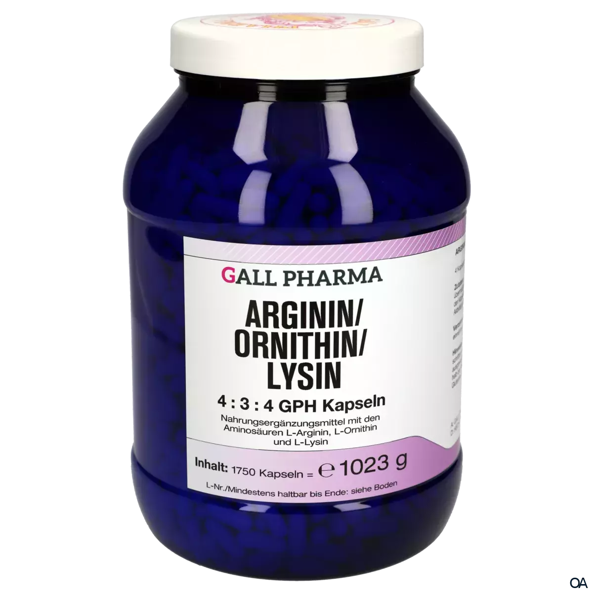 Gall Pharma Arginin / Ornithin / Lysin Kapseln