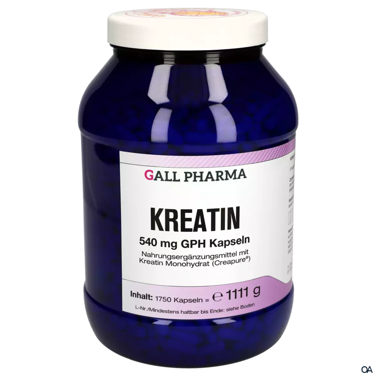 Gall Pharma Kreatin 540 mg Kapseln