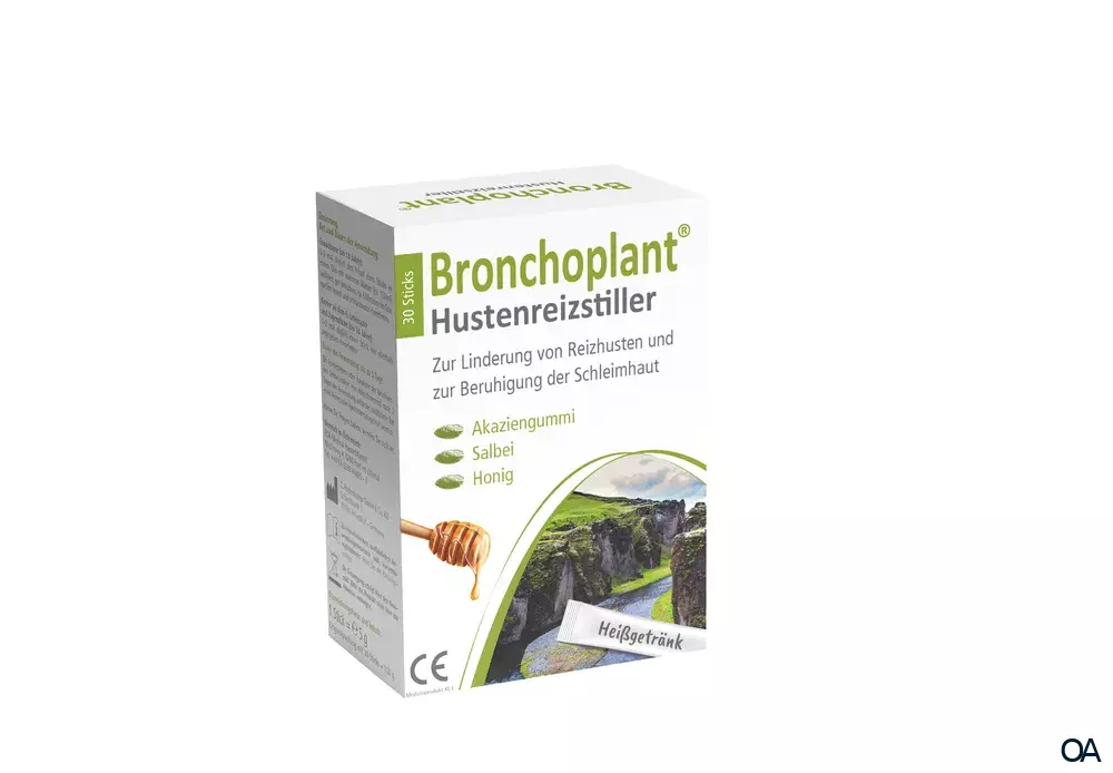 Bronchoplant® Hustenreizstiller Heißgetränk Granulat